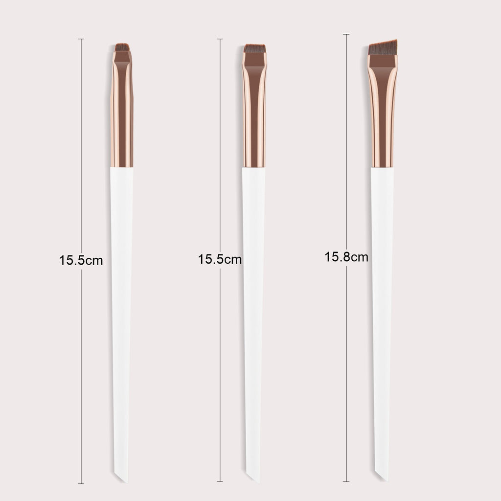 Pack 3 Pinceaux Précision – Sourcils & Eyeliner