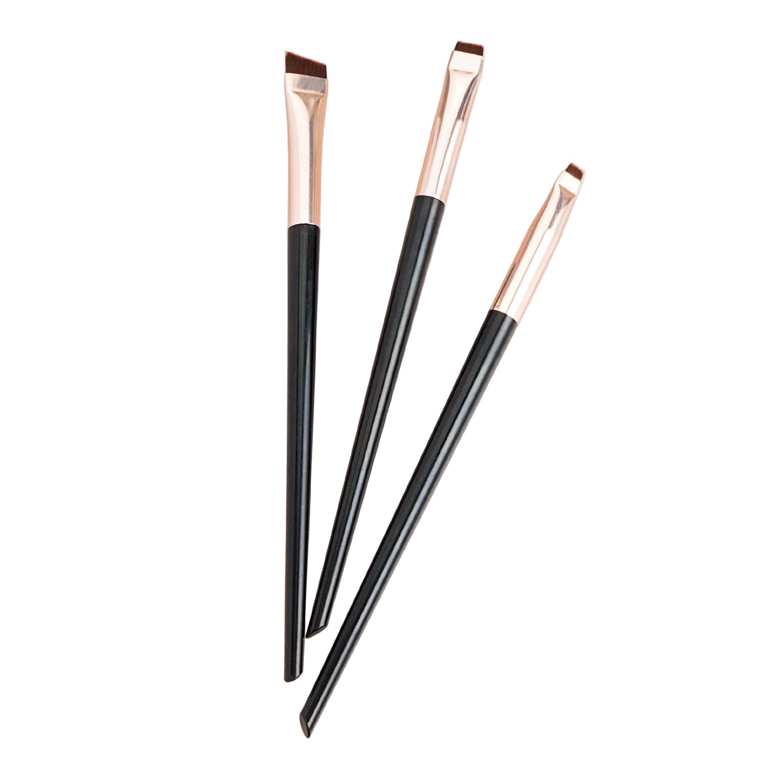 Pack 3 Pinceaux Précision – Sourcils & Eyeliner