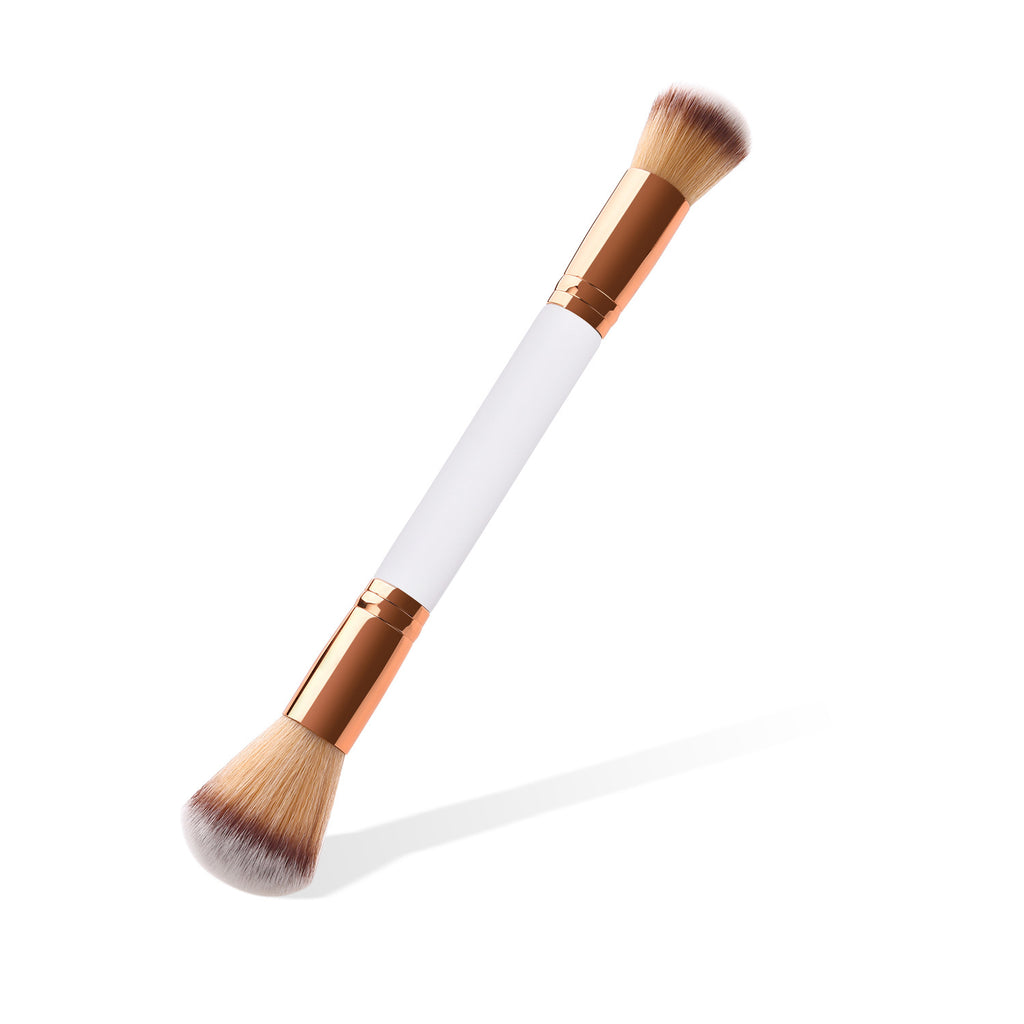 Pinceau maquillage 2-en-1 – Teint impeccable en un geste