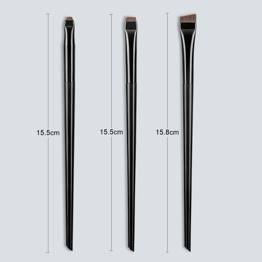 Pack 3 Pinceaux Précision – Sourcils & Eyeliner