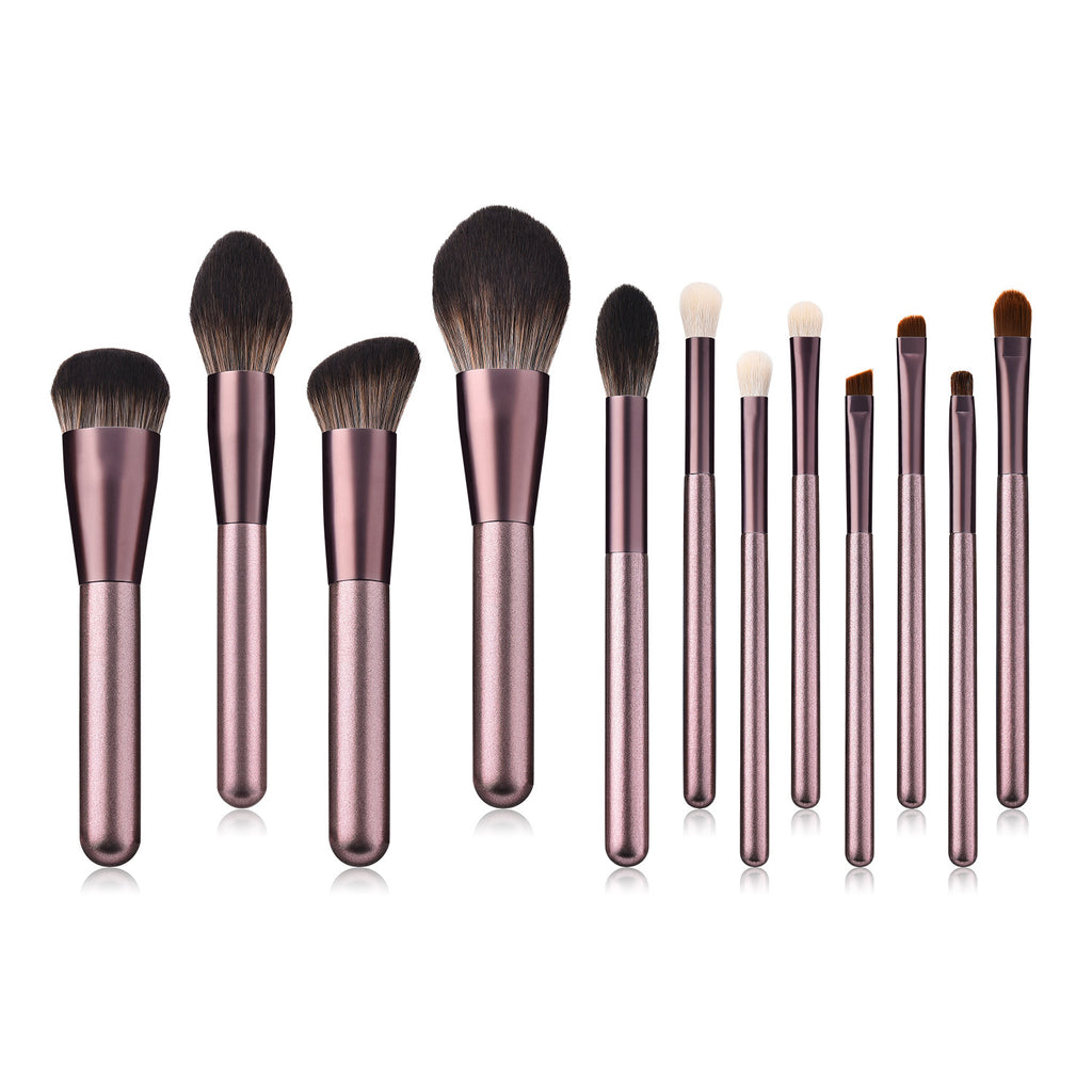 Date Night - Set de 12 pinceaux de maquillage compacts + pochette offerte